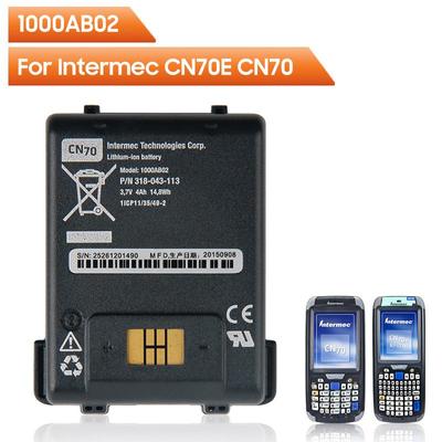 Сменная батарея для перезаряжаемой батареи Intermec Honeywell 318-043-033 CN70E CN70 1000AB02 4000 мАч