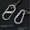 Lockable Fishing Missed Rope Elastic Coil Retention Fishing Rope Climbing Buckle Rope  Fishing