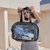 Transparent PVC Large Capacity Storage Bag Swimming Bags Women Large Wet Dry Separation Sports Bag Beach Fitness Travel Handbag