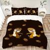 3pcs Chip 'n' Dale Printed Bedding Set,(Includes 1 Duvet Cover And 2 Pillowcases, Quilt Not Included) yy250814117