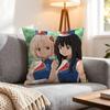 Anime Lycoris Recoil Cushion Cover 1Pcs Decorative Covers Soft Cushion Case For Sofa Couch Decor 40X40 45X45 Pillowcases