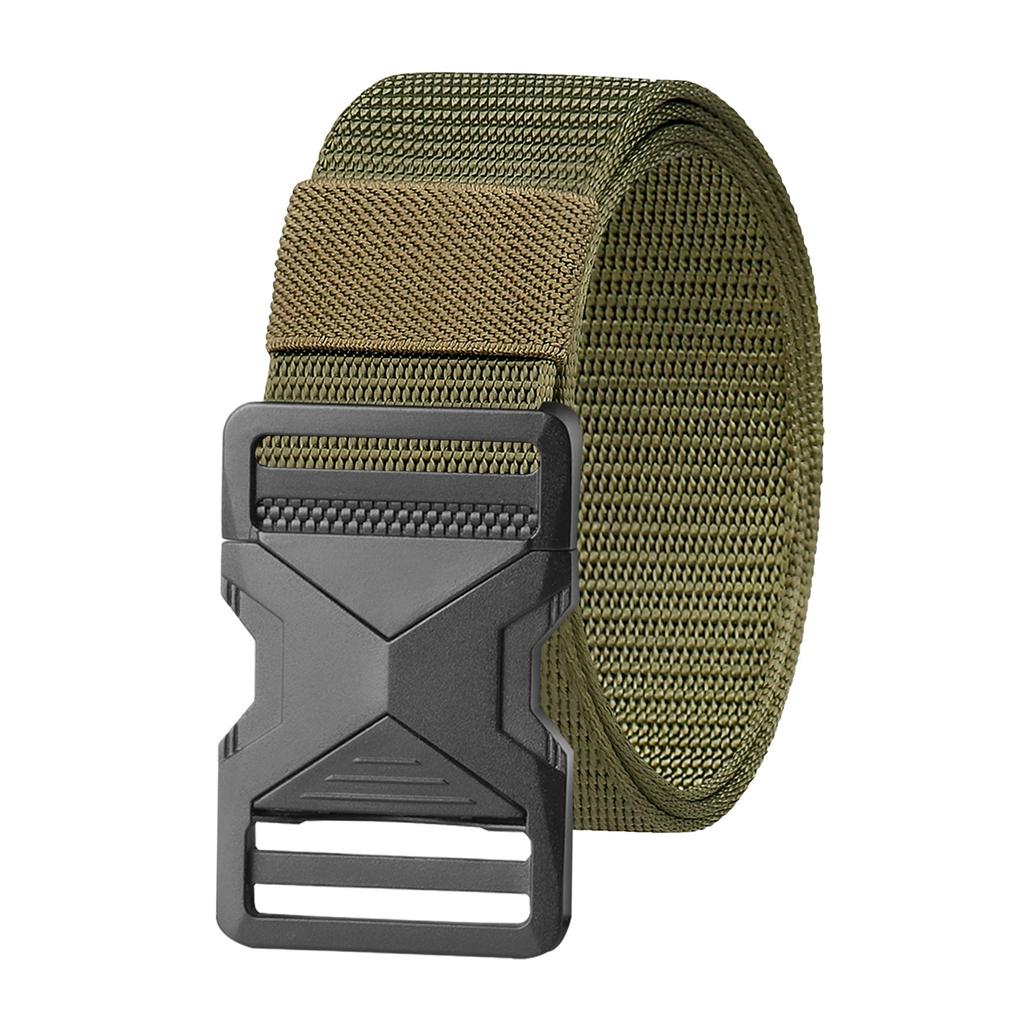 Men’s Quick-Release - Belt – Imitation Nylon Military Belt, Adjustable Outdoor, EDC, and Multi-Functional Waist Belt