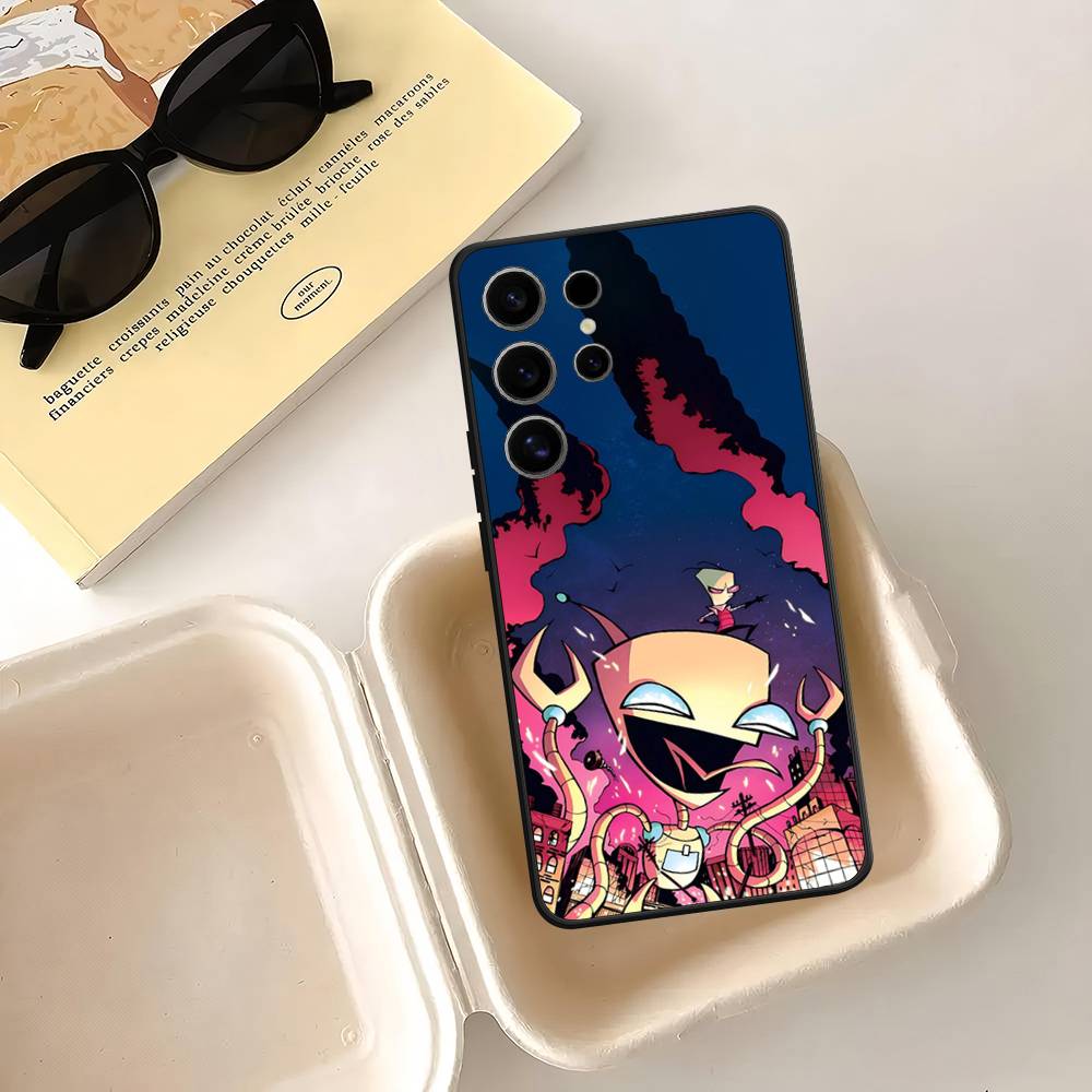 I-Invader Z-Zim Anime Case For Samsung Galaxy Case S25 S23 S22 S21 S30 S20 S10 Ultra Plus FE TPU Soft Cover