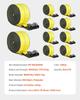Winch Straps, 4" x 40', 6000 lbs Load Capacity, 18000 lbs Break Strength, Truck Straps with Flat Hook, Flatbed Tie Downs Cargo Control for Trailers,