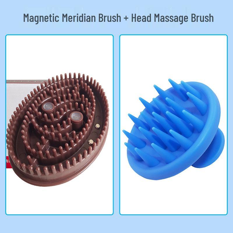 Weiyang Silicone Scalp Massaging Shampoo Brush for Home Use