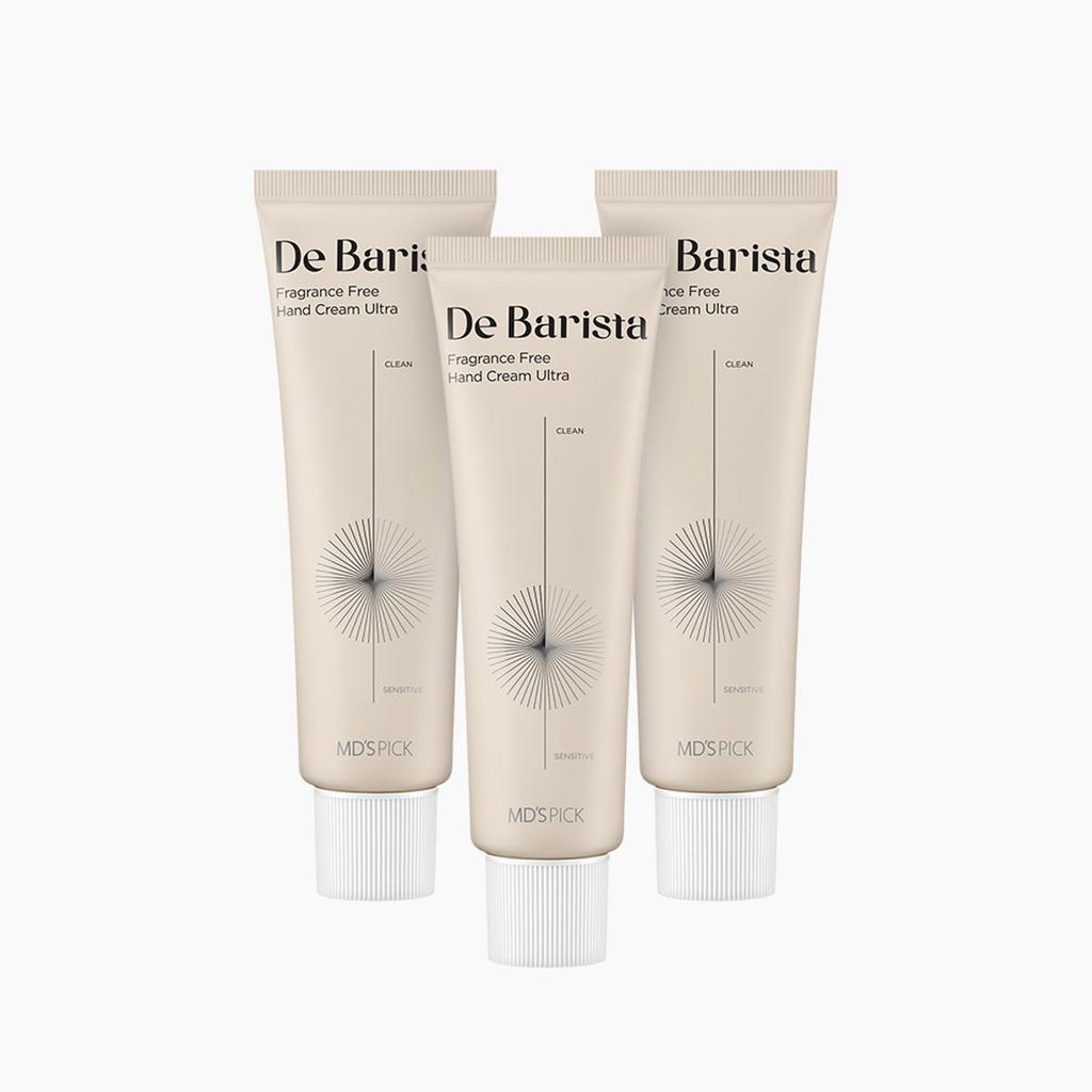 De Barista Unscented Hand Cream Ultra 50g 3-pack