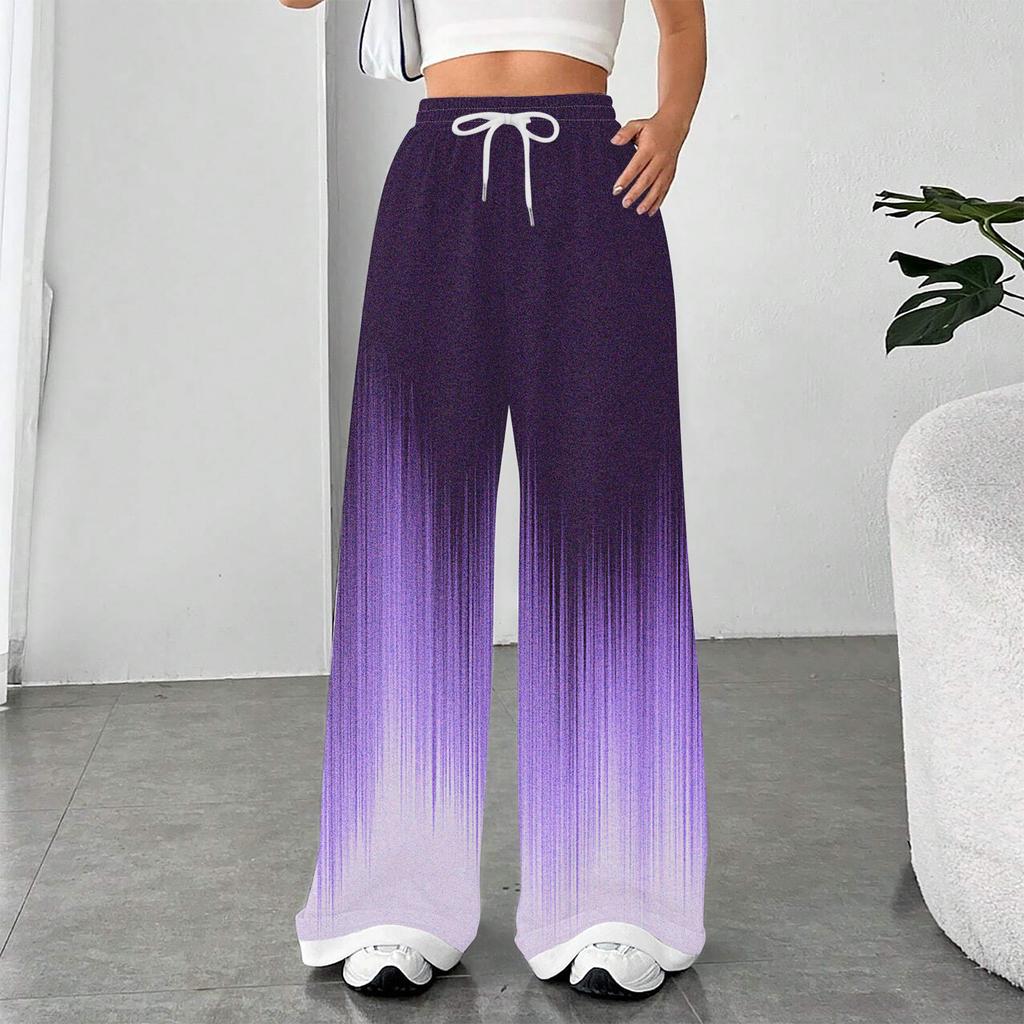 Женские модные свободные повседневные спортивные брюки с завязками на талии, повседневные брюки