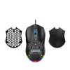 X300 RGB Игровая Мышь С Подсветкой Проводная Эргономичная 6 Кнопочная Программируемая Мышь с Записью Макросов и& Набор скорости колеса 7200 Скорость движения для Wi