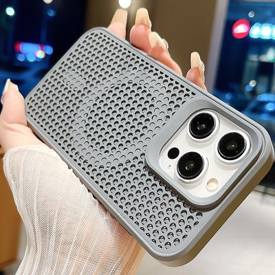 Для беспроводной зарядки Magsafe Чехол для телефона для iPhone 16 14 13 12 11 15 Pro Max 16 Plus Теплоотвод Дышащий Магнитный чехол