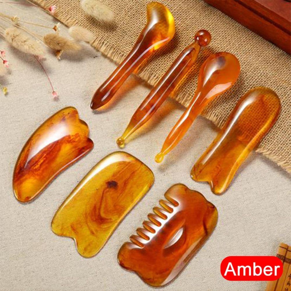 Инструмент для ухода за кожей Шея Тело Красивый Массажная расческа Доска Гуа Ша Скребок для лица Массажер для лица