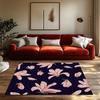 Floral Doormat Pink Flower Pattern Rug Washable Floor Mat Home Decor Entrance Mats Indoor Outdoor Welcome Mat Stylish Home Accen