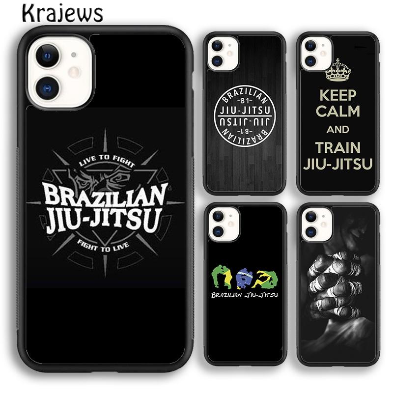 Krajews BJJ Brazilian Jiu Jitsu Art Phone Case Cover For iPhone 17 Air 16 15 14 plus 11 12 13 pro max coque Fundas