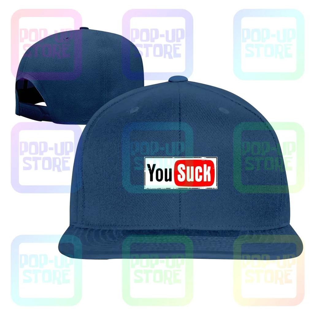 Смешная Шапка-Снэпбэк с Надписью "You Suck" Youtube Интернет Пародия Бейсболки Редкая Премиум Горячая Распродажа