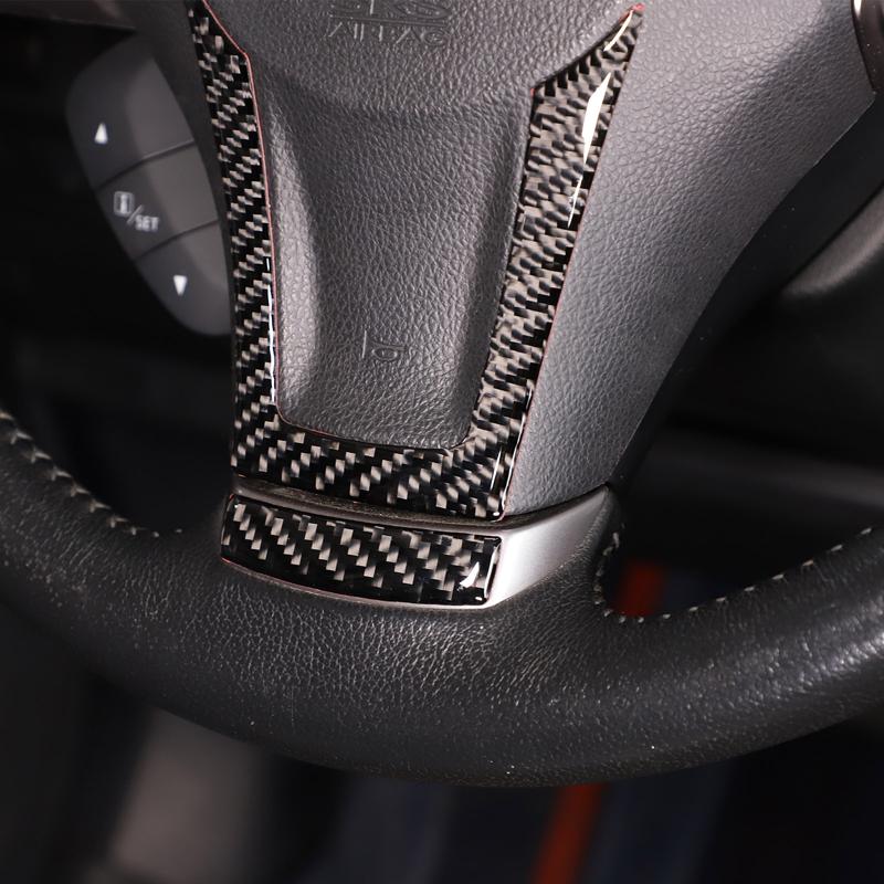 Для Subaru Forester 2013 2014 2015 2016 2017 2018 мягкое углеродное волокно автомобильный руль рамка крышка Накладка наклейка автомобиля