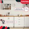KOTARBAU® Kitchen Furniture Handle Classic Modern Oblong Long Matte Black 190 MM Spacing 160 MM Set of 2
