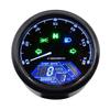 RTS Universal LED Digital Indicator Tachometer Fuel Meter Gauge 12000RPM Speedometer Night Vision LCD Dial Odometer New for