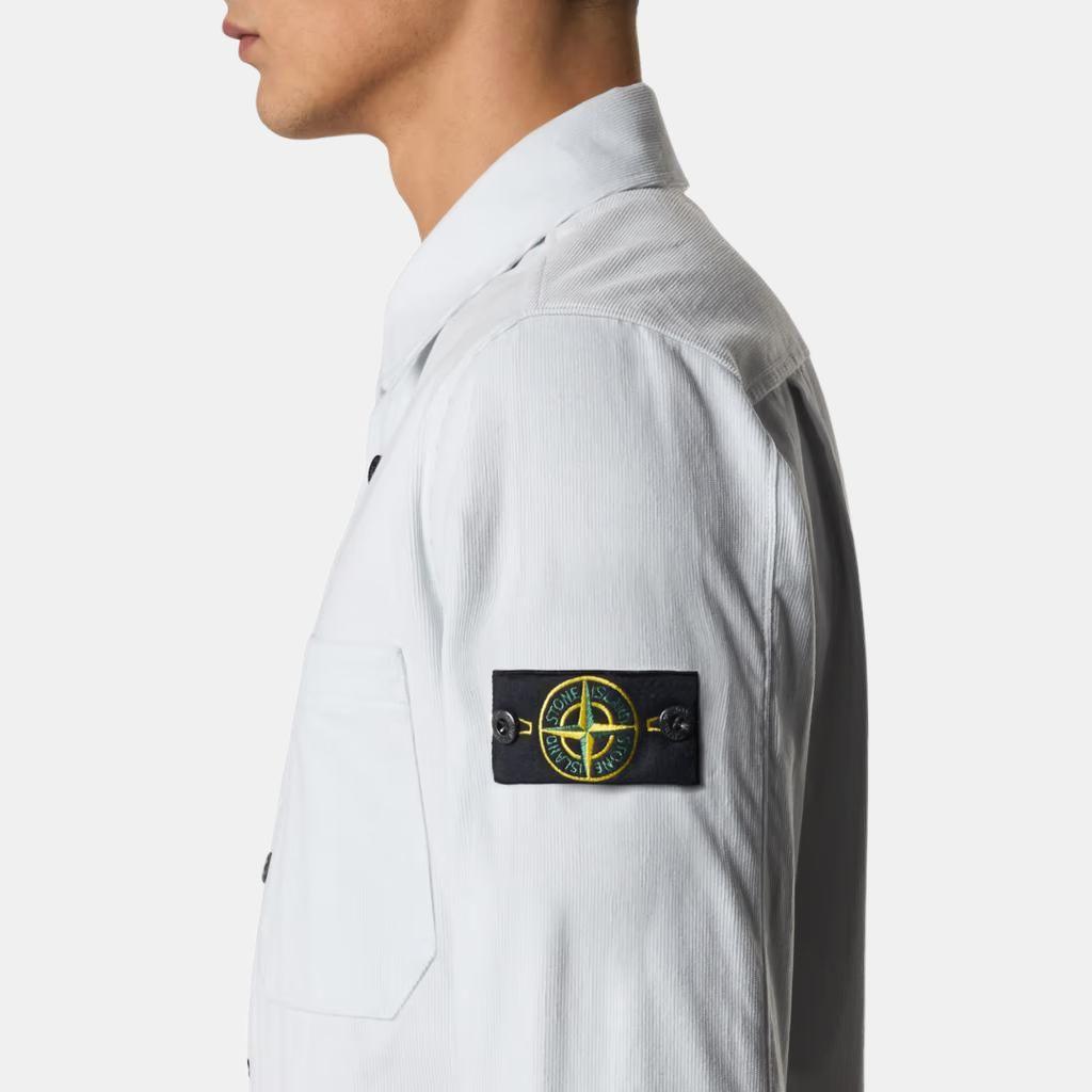 STONE ISLAND Ss25 Дизайн нагрудного кармана Повседневная рубашка с длинным рукавом Мужские рубашки K1S151200113-V0041