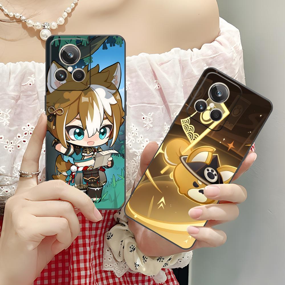 Game GI Gorou Mobile Phone Case for Realme 15 14 13 12 11 10 9 Pro Plus T i Lite 5G Colorful Printing Cover Cover Pretty Luxury