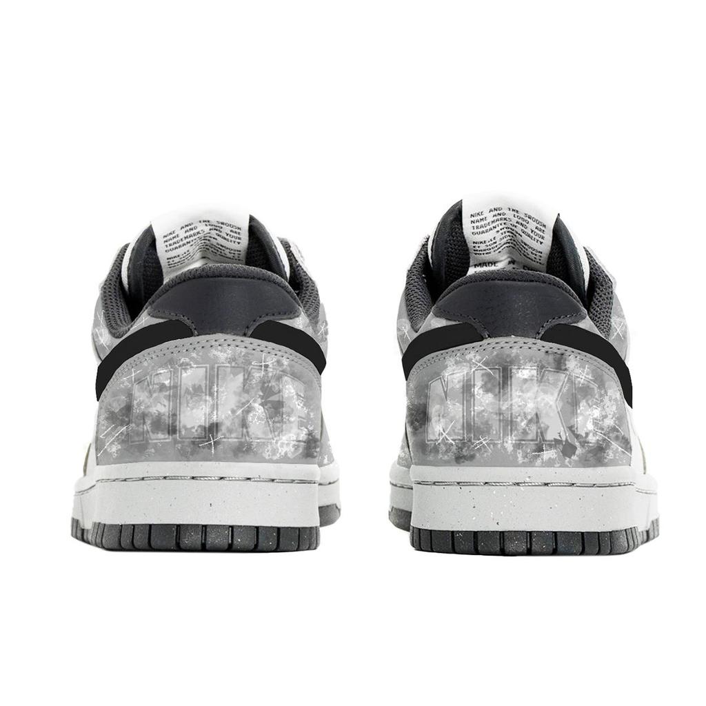 Nike Большая загадочная коробка Xingji Износостойкие Нескользящие Низкие кеды для скейтборда Мужские Серый Белый Черный 355152-017(Team1993-S-BOX)