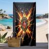 Испания Футбол Принт Пляжное Полотенце Быстросохнущее Супервпитывающее Мягкое Банное Полотенце для Плавания Пляжа Путешествий Вентилятор Сувенир Подарок