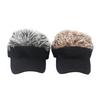 Men Women Golf Cap Baseball Cap Outdoor Sports Fake Flair Hair Sun Visor Hat