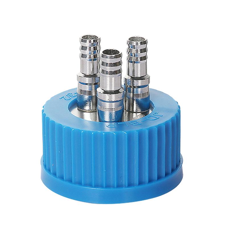 Крышка для бутылки Xin Tester GL45 с 1-4 отверстиями из нержавеющей стали, бутылка для наполнения, реагент, бутылка для среды с открытым верхом, винтовые крышки