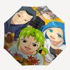 1 шт. Уличный зонт с персонажами Jujutsu Kaisen - Автоматическое открытие/закрытие, Портативный 3-складной дизайн с 8-реберным железным каркасом - Идеальный подарок для фанатов