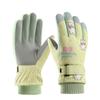 Thick Warm Children Ski Gloves Non-slip Snow Snowboard Sports Mittens Windproof Touch Screen Kids Cycling Gloves Kids Boys Girls 6