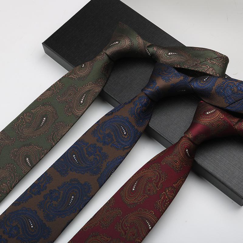 Деловой галстук мужской ручной работы, свадебный для жениха, для работы, банкетный, высококлассный узор, 8 см длиной