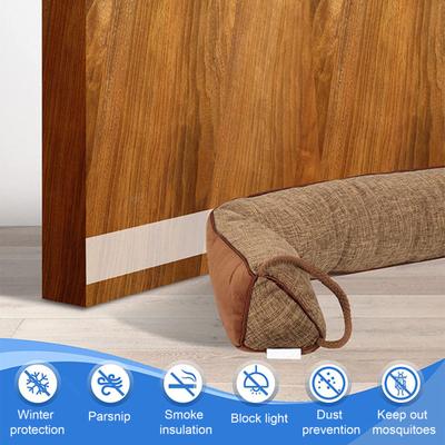 Треугольный уплотнитель от сквозняков под дверь, утяжелённый змеевик под дверь с петлёй, защита от лёгкого ветра, холодного воздуха и шума, звукоизоляционный уплотнитель для нижней части двери