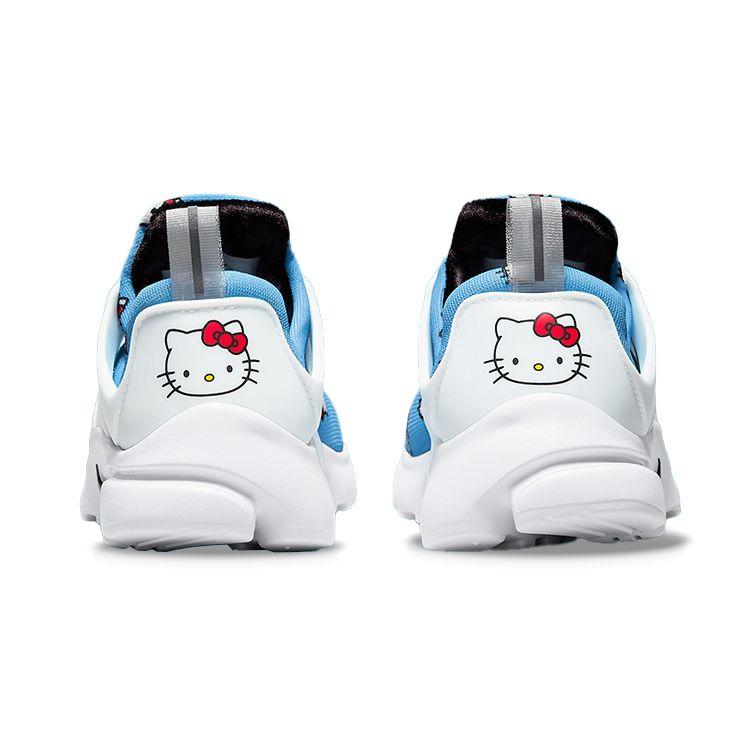 Кроссовки для детей Hello Kitty x Nike Air Presto PS University Blue Белый Светло-Карминный Черный DH7780-402