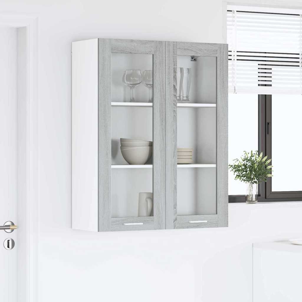 Hanging Cabinet Grey Sonoma 80 x 31 x 100 cm Particleboard