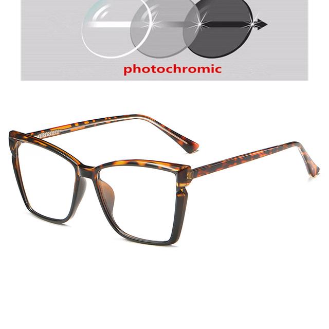 Big Frame Polygon Minus Glasses with Prescription Tr90 Women Men Myopia Photochromic Spectacles Diopter 0 -0 .5 -0 .75 To -6 .0