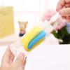 7pcs Head 360-degree Spout Cup Clean Sponge Rotating Baby Nipple Bottle Brush