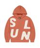 Sunlovetour Худи на молнии с начесом Capital Оранжевый