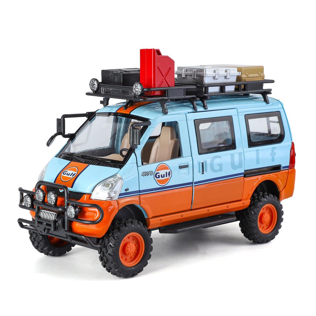 1/24 Wuling Внедорожная Версия Грузовик из Сплава Модель Литьевой Металл Модифицированные Внедорожники Модель Автомобиля Звук и Свет Детская Игрушка Подарок
