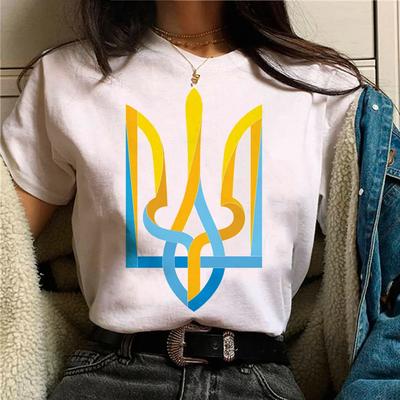 Украинский украинский Украина Rwa футболки женская уличная одежда смешной harajuku топ женская дизайнерская одежда