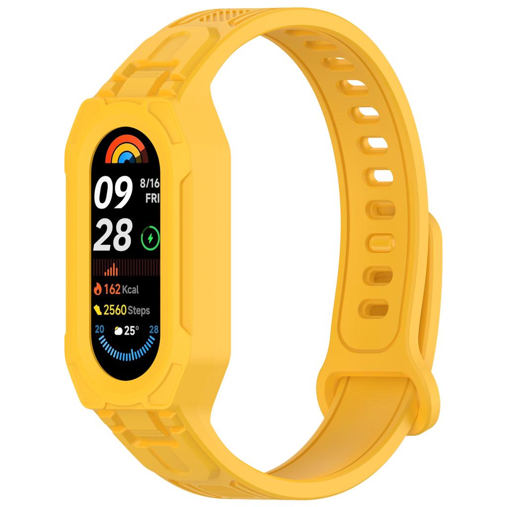 Ремешок+Чехол для Xiaomi Mi Band 10 9 8 NFC miband Аксессуары для часов Спортивный силиконовый браслет Наручный ремешок pulseira correa Mi band 10