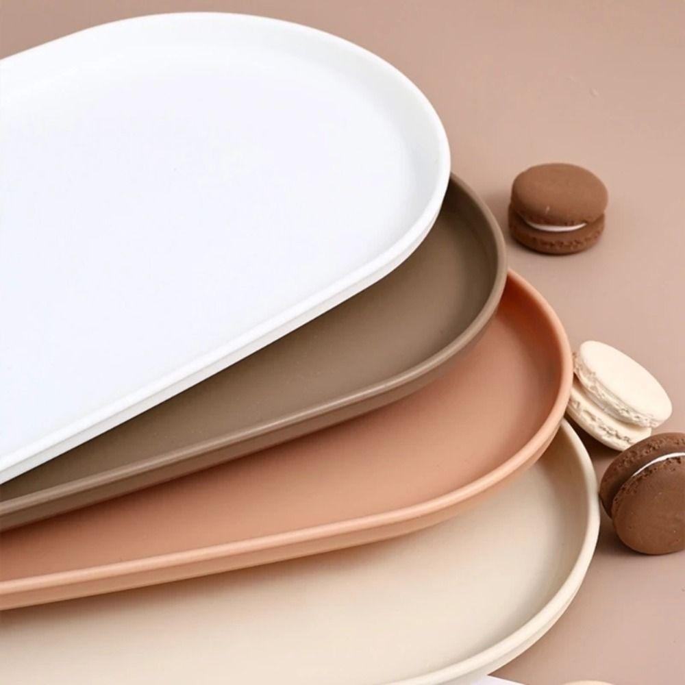 Пластиковый поднос для сервировки, овальное блюдо, кухонный органайзер, поднос для десертов, свадебная вечеринка