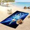 Erling Haaland Personalized Printed Beach Towel Soccer Logo Support Custom Name Text Absorbent Towel For Sport Travel Special Gift