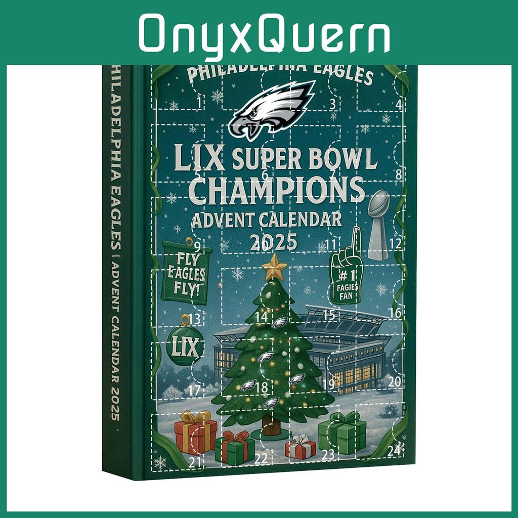 Праздничный адвент-календарь Philadelphia Eagles с акриловыми фигурками для рождественского обмена подарками
