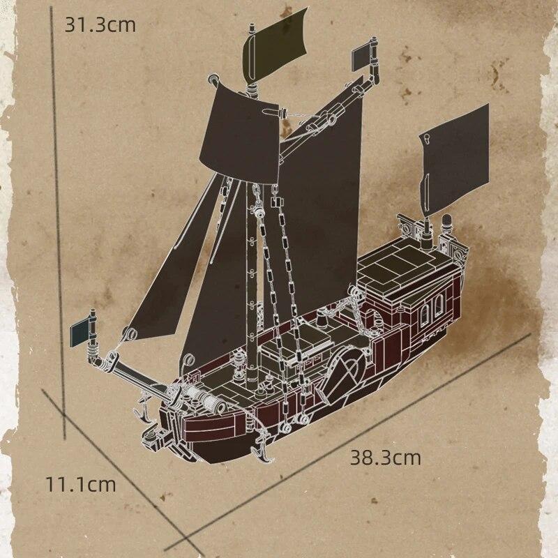 KAZI Парусник, лодка, шхуна, военный корабль, строительные блоки, наборы строительных блоков, сборка корабля «сделай сам», модель куклы, кирпич, детские игрушки, подарки без коробки