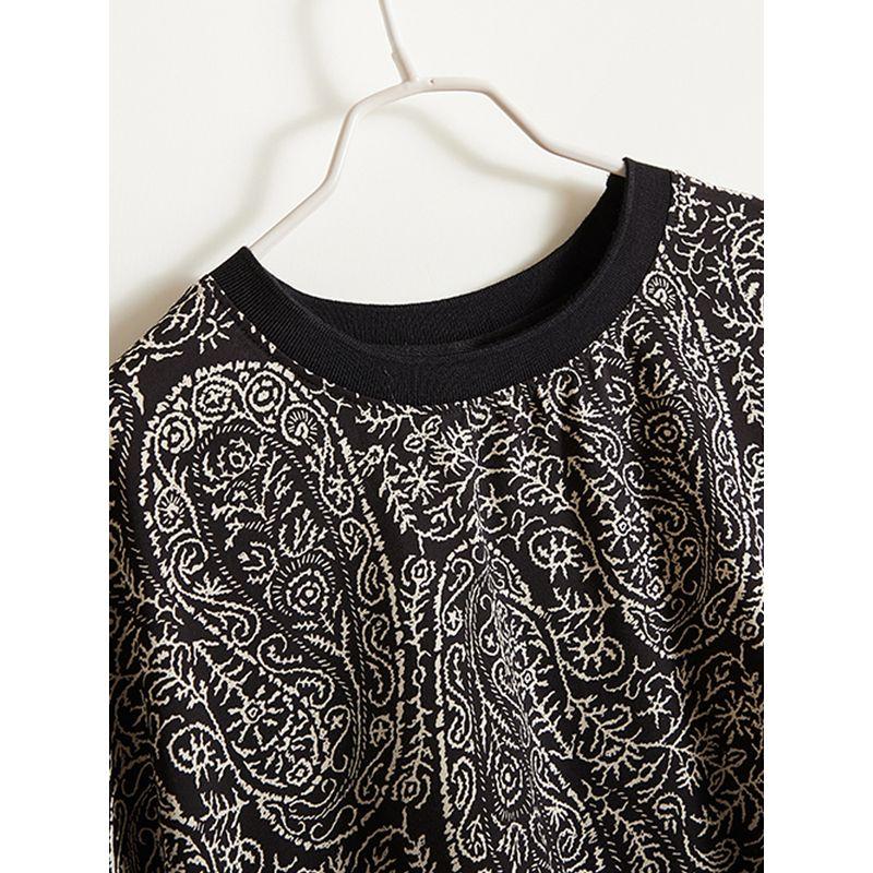 Nordic Fashion Style Summer Sun Protection Cover Up! Women Irregular Long Ramie Yarn Round Neck Raglan Sleeve T-shirt Breathable