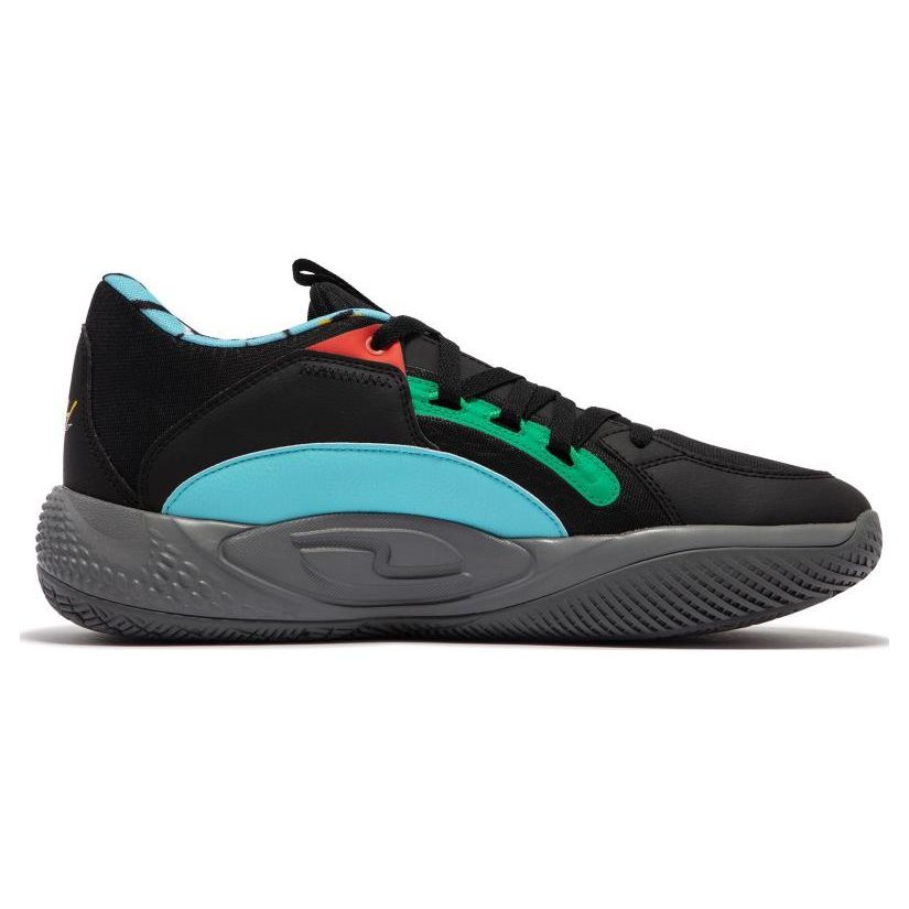 Puma Кроссовки Court Rider Chaos Block Party Мужские Черные Чугунные 378265-01