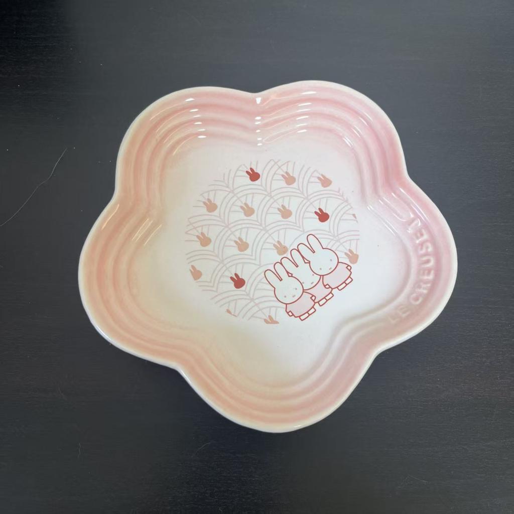 Керамическая подглазурная цветная сливовая тарелка, тарелка с цветком для соуса, поднос для косточек для плевков, уникальная посуда, миска для мороженого