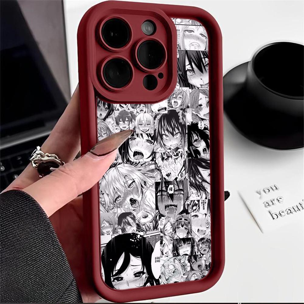 Ae81 хентай Harajuku аниме Girl art защитные чехлы для телефонов для Xiaomi Poco X5 M6 Redmi Note 13 12 11 Pro 13C 12C A3 9 10 12S ангельские глазки задняя крышка из ТПУ