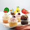 12/24 шт. Летние фруктовые топперы для кексов Арбуз Лимон Клубника Виноград Украшения для торта Тема тропических фруктов Вечеринка по случаю дня рождения