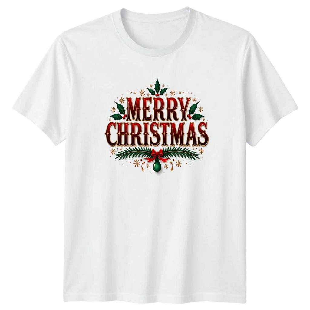 Merry Christmas Holiday Christmas Unisexs TShirt Unisexs Tee Graphic Unisex Top