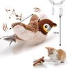 New Simulated Bird Cat Toy Interactive Toys Dog Rechargeable Chirping Flapping Bird(no Flying) Touch Activated Plush Toy Pet