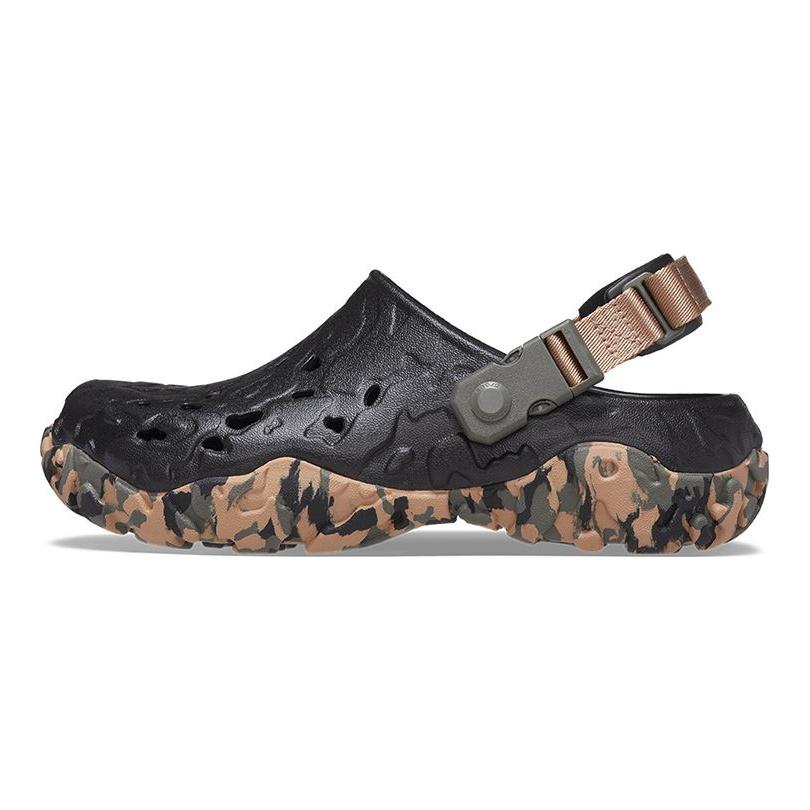 Crocs Ева Дышащие Удобные Универсальные Клоги Унисекс Клоги Черные Коричневые 208391-0WP